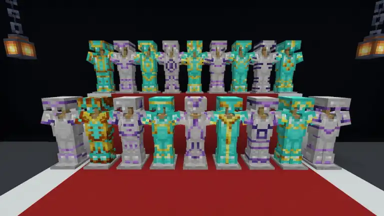 Alle Rüstungsverkleidungen in Minecraft