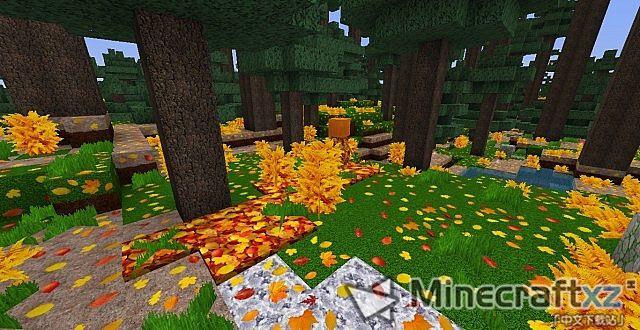 Pack de matériaux d'automne HD de Zarda Zarda Zedercraft Autumn HD Resource Pack