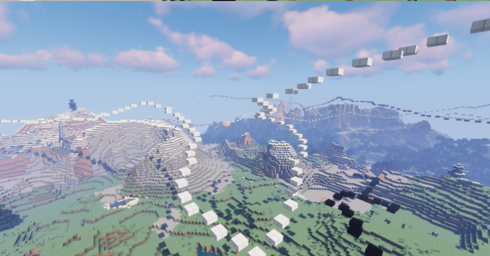 Minecraft Pixel Parkour지도 편안한 픽셀 Parkour지도