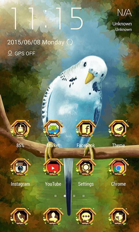 Cute Bird Launcher Theme