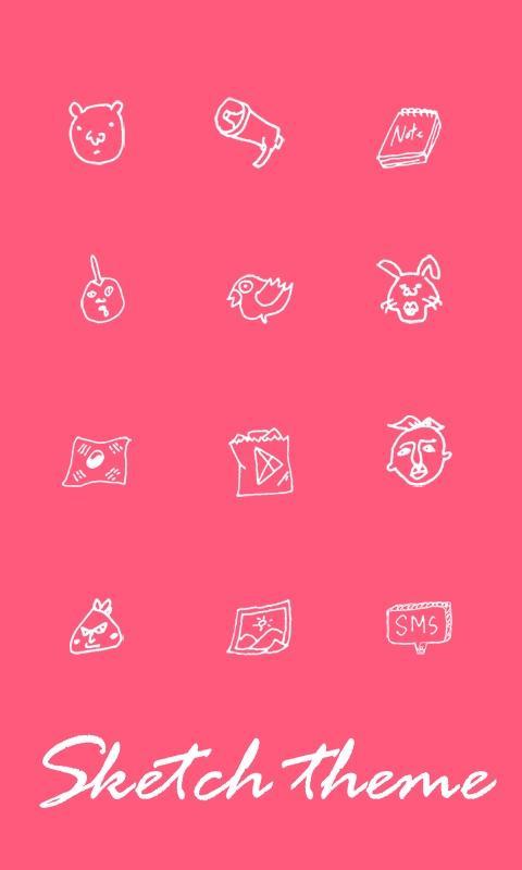 Go Sketch Theme Pink