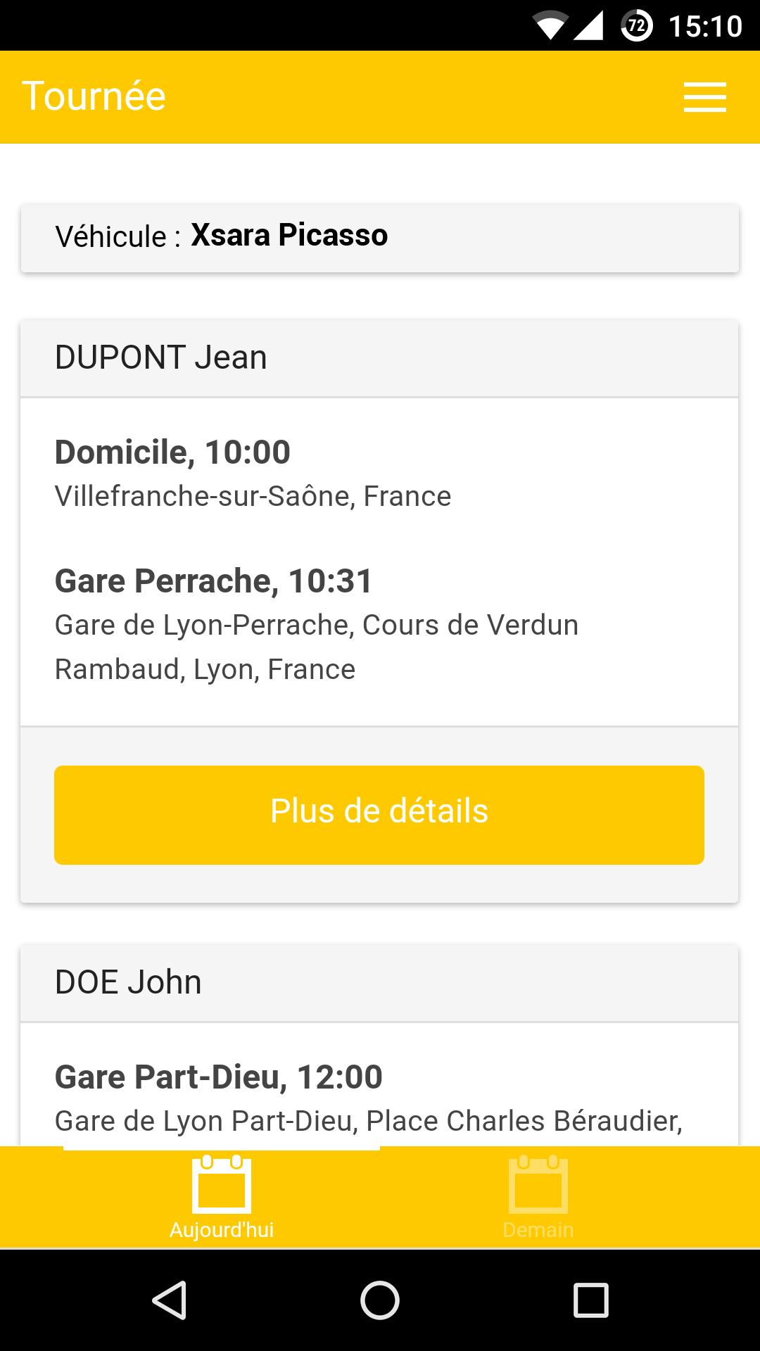 Taxi Planning
