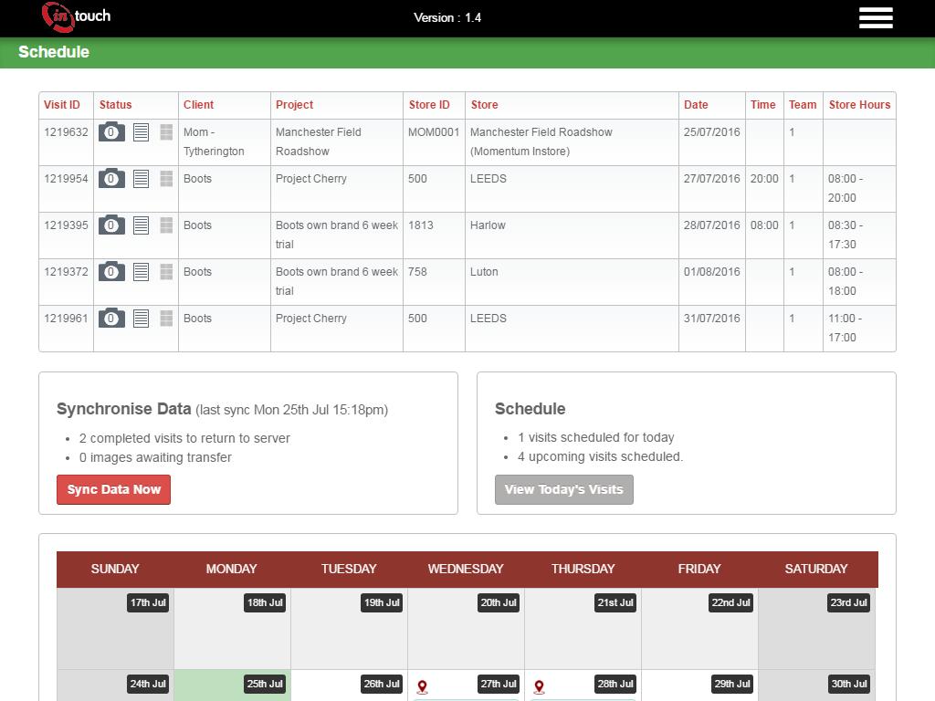 Momentum InTouch