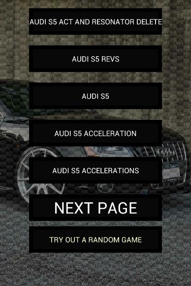 Engine sounds of S5