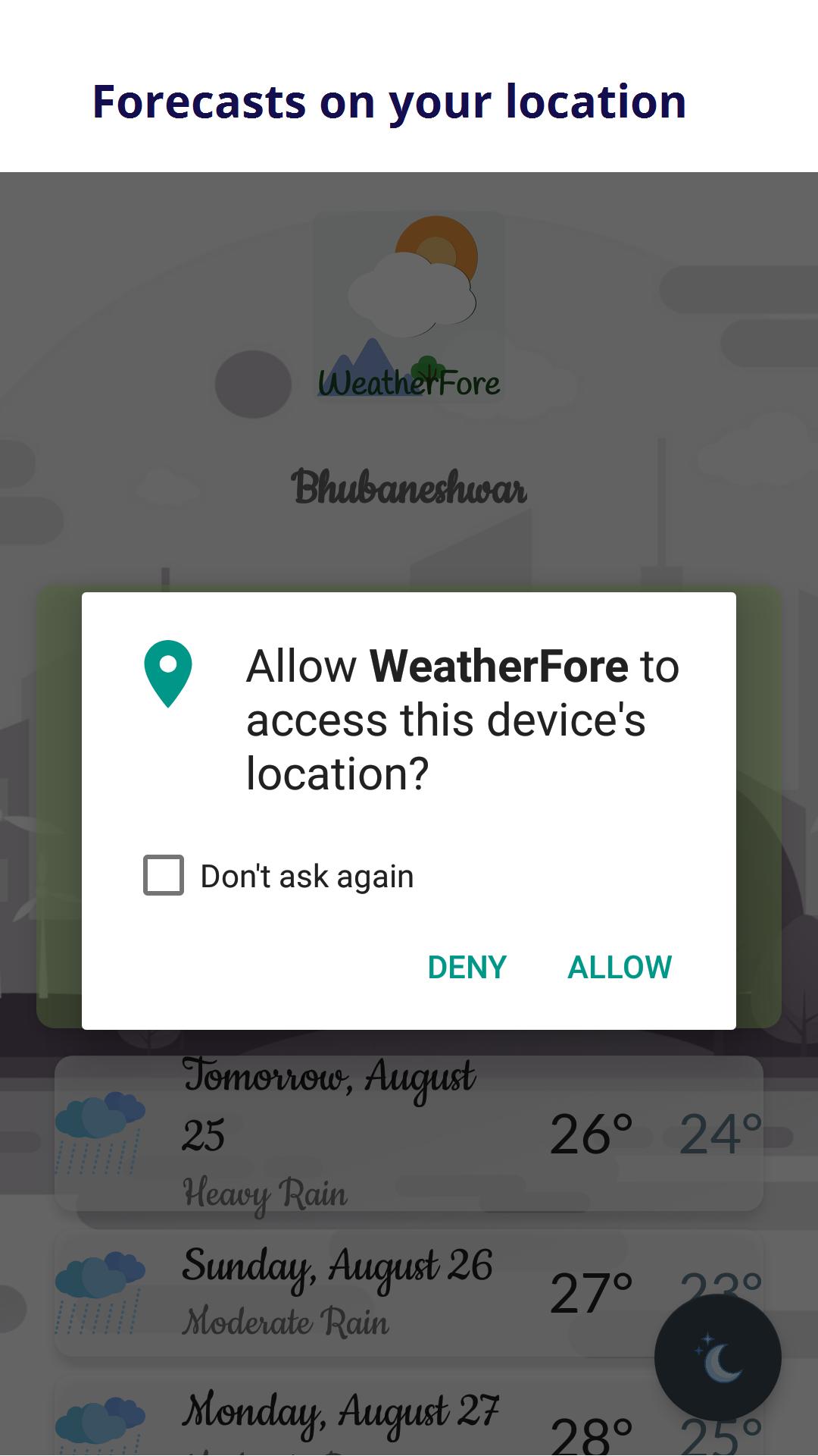 WeatherFore