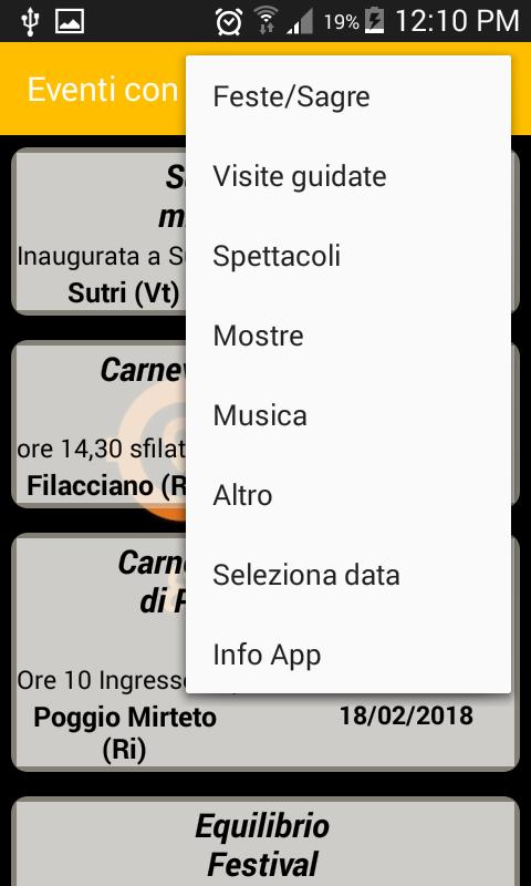 Eventi con Te Lazio
