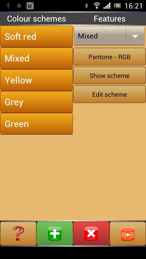 RGB Demo Color schemes