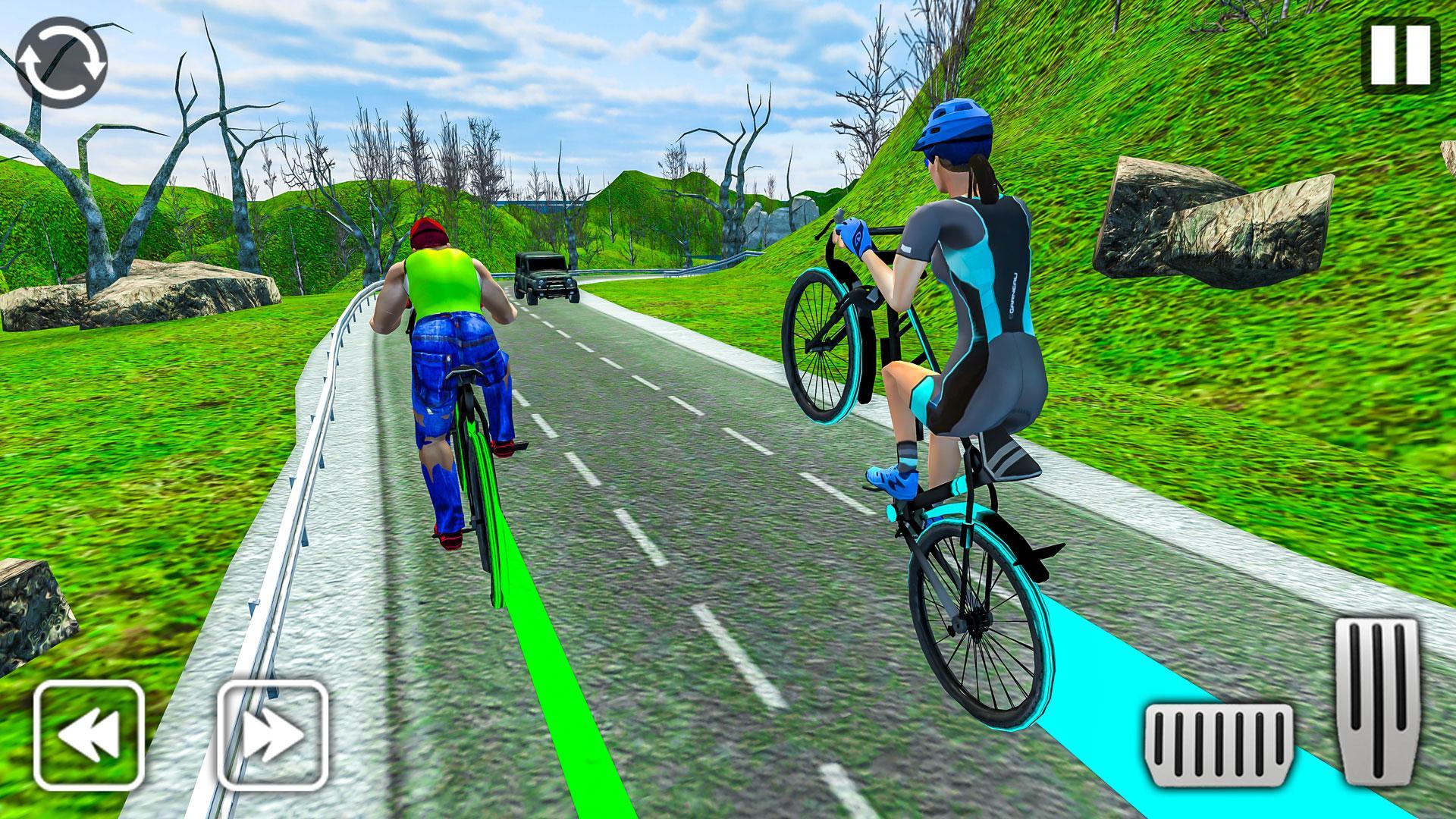 Light Bike Fearless BMX Racing Rider