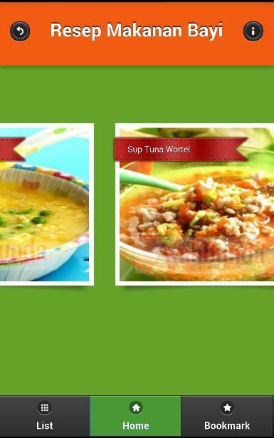 Resep Makanan Bayi Sehat