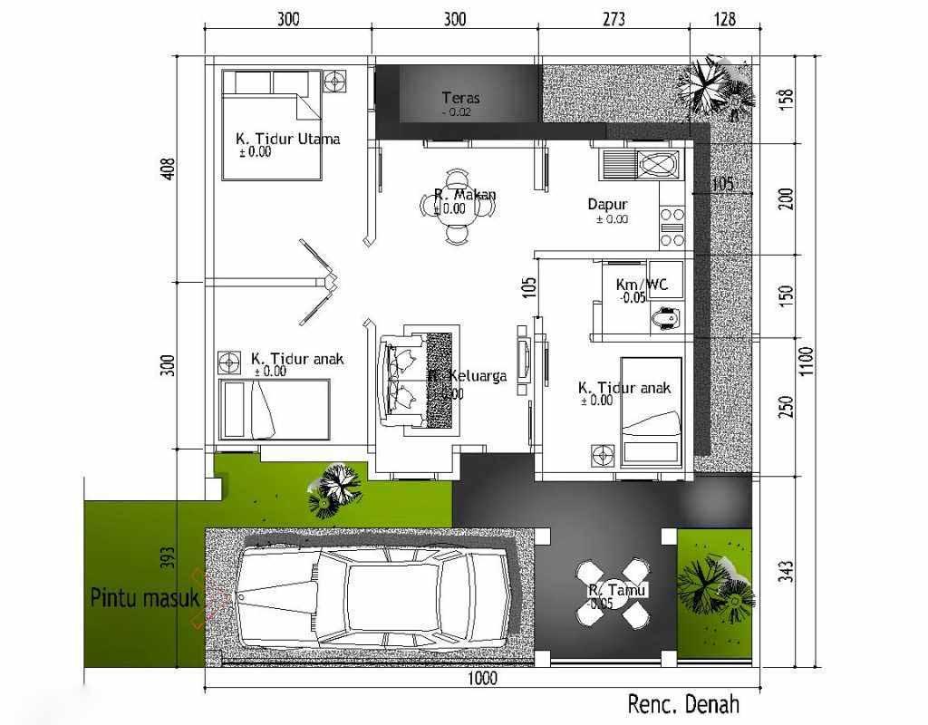 Modern Minimalist House Plan