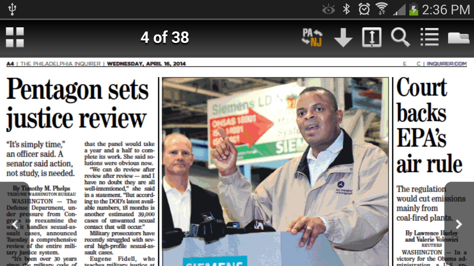 Philadelphia Inquirer e-Edition