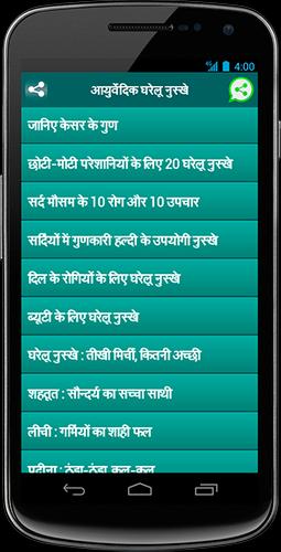 Ayurvedic Gharelu Nuskhe