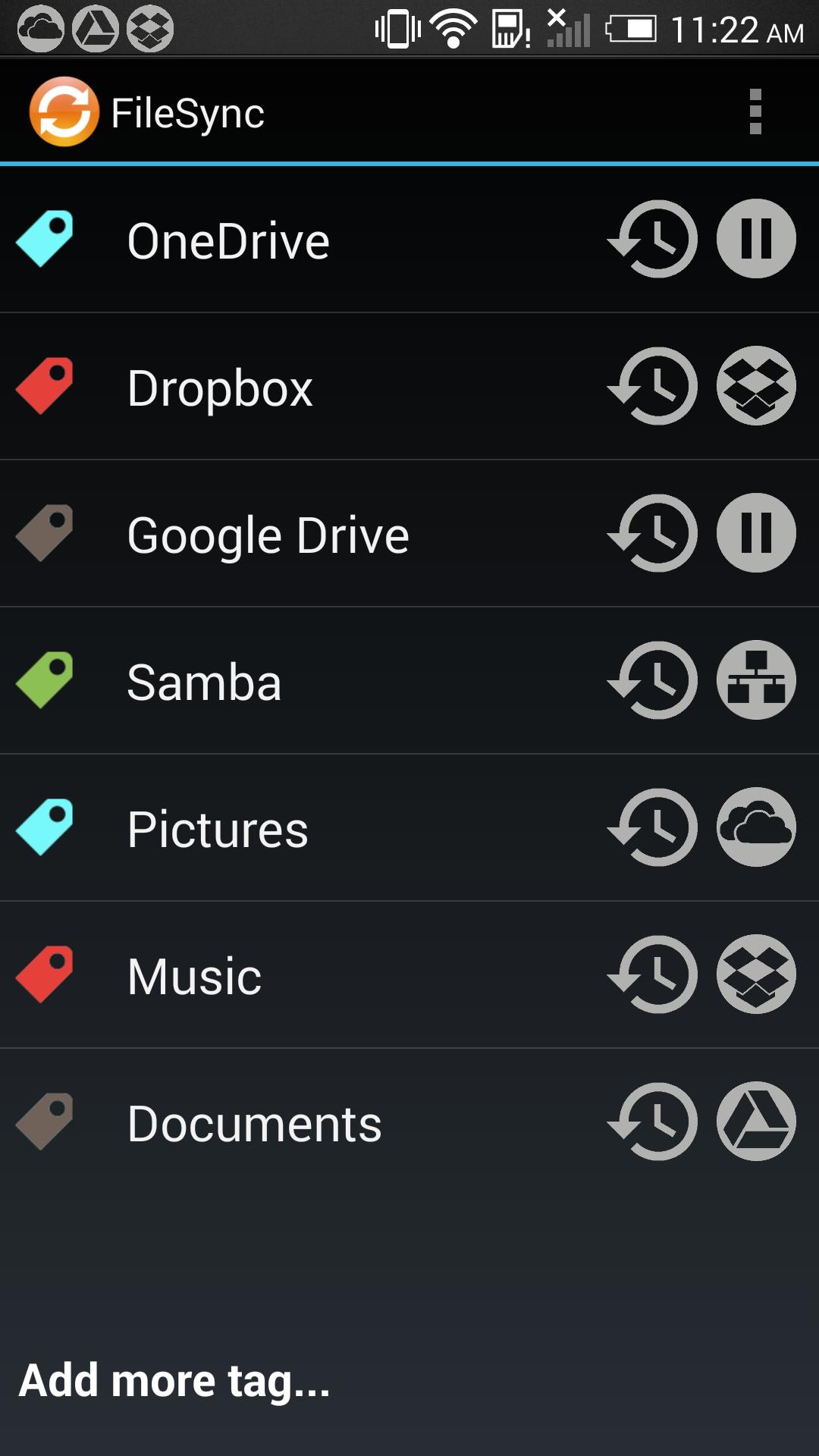 FileSync(Samba/Dropbox/Google)