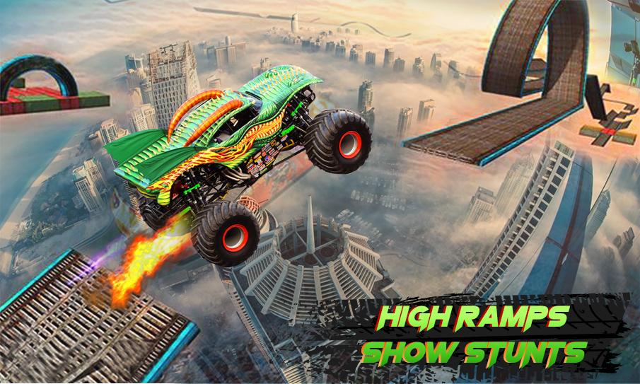 Drive Ahead: Top Monster Truck Stunts racing mtd