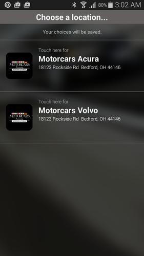 Motorcars Acura Volvo