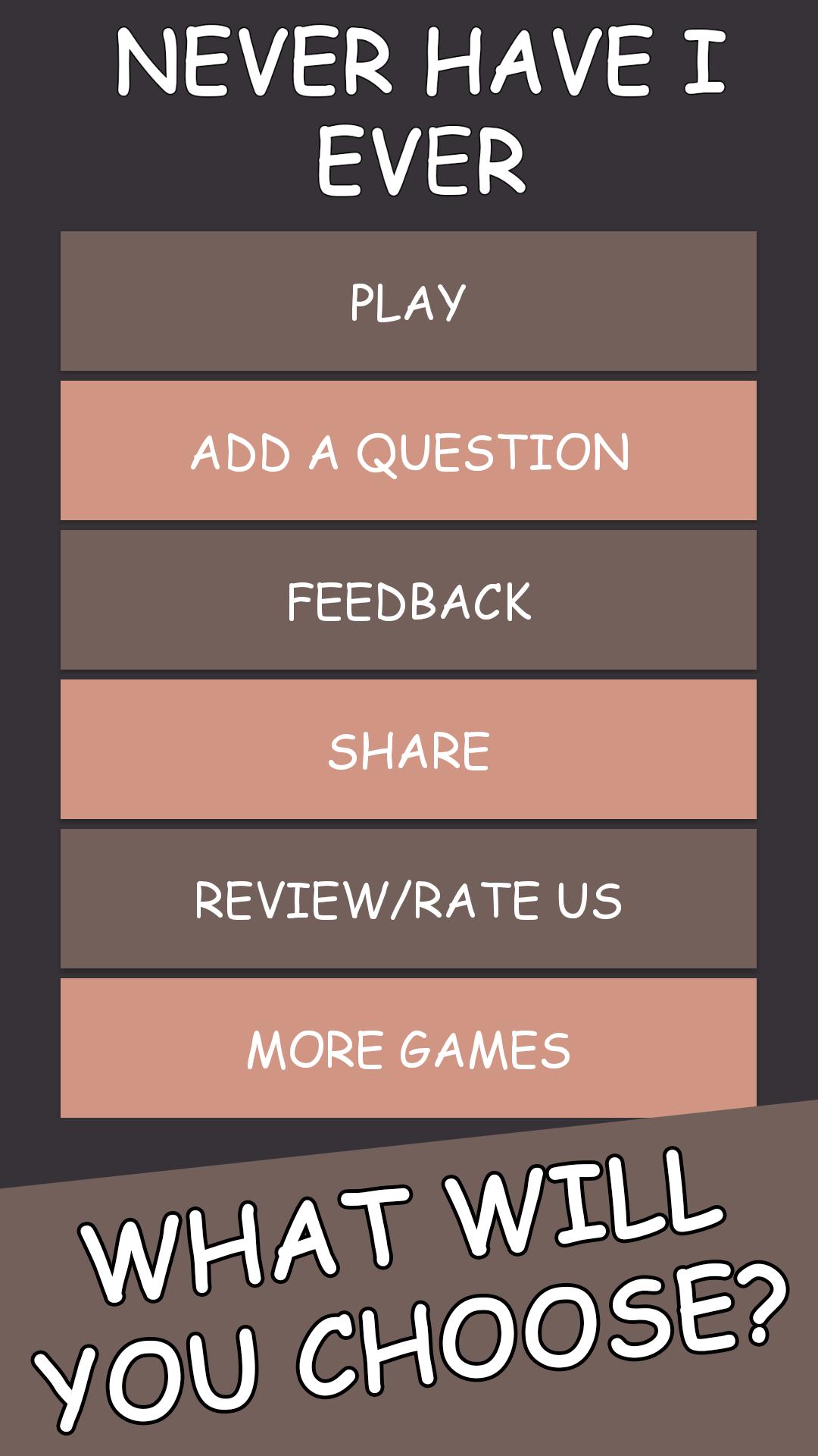 Never Have I Ever For Kids!