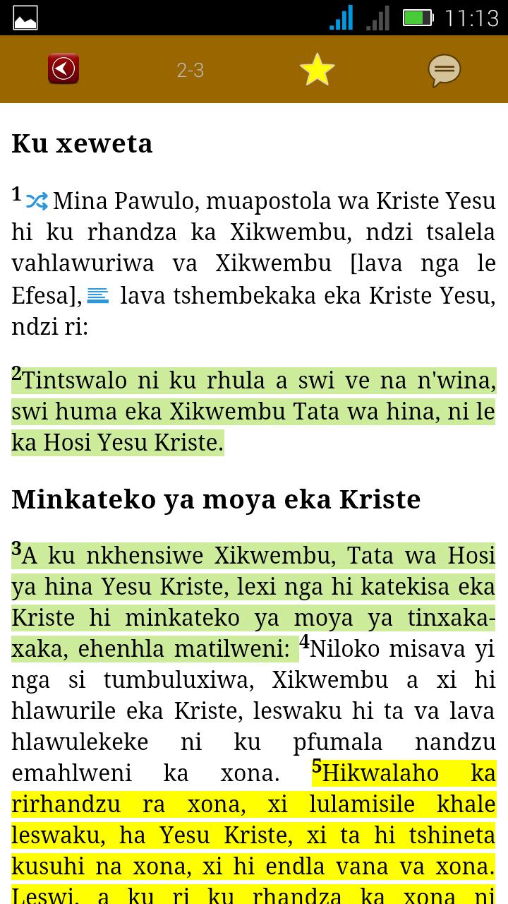 Tsonga Bible