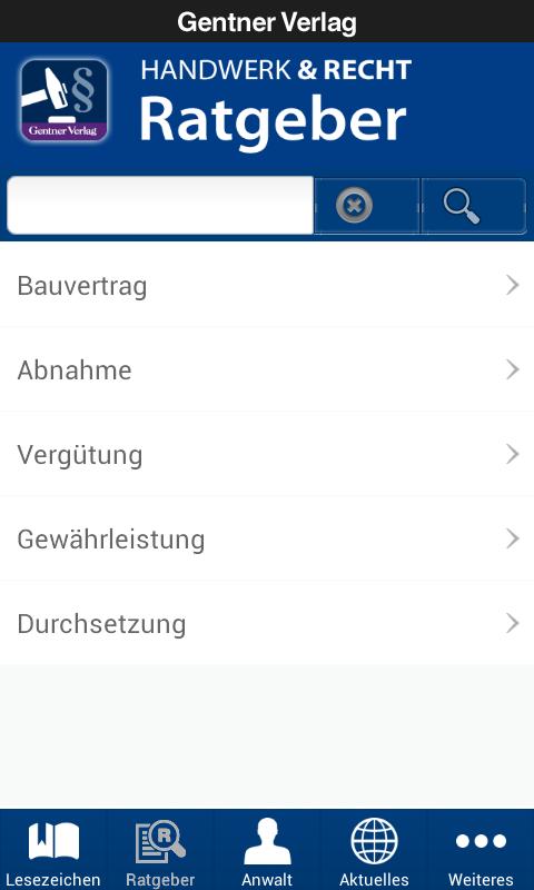 Ratgeber Handwerk & Recht