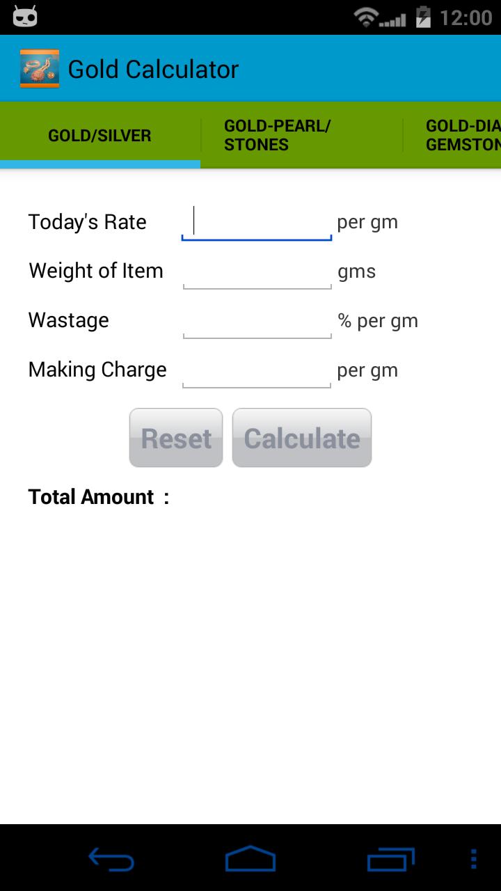Gold Calculator Ornament