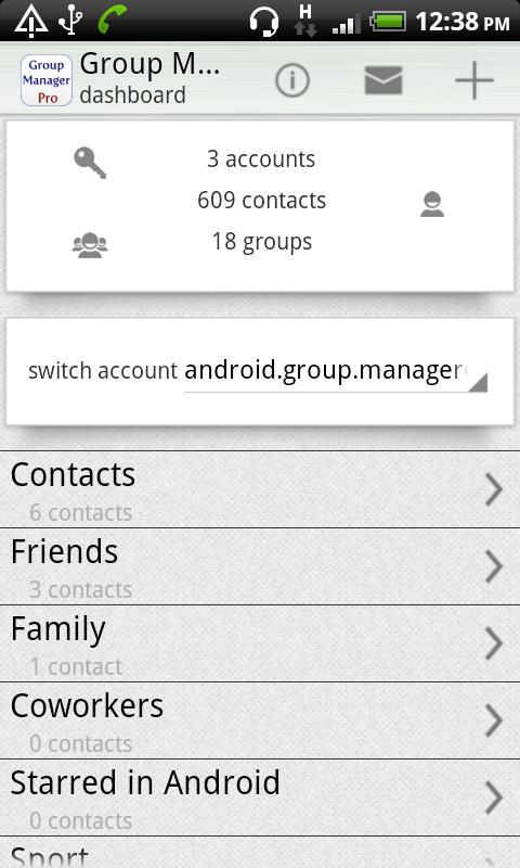 Group Contact  Manager