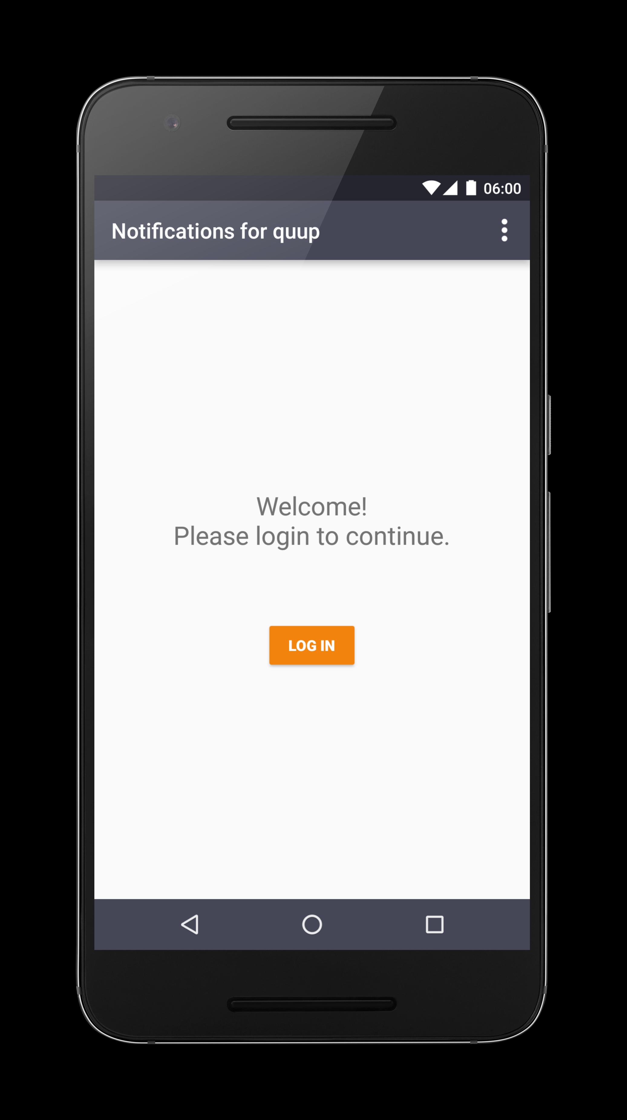 Notifications for quup