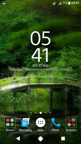 Nature Nougat Theme For Xperia
