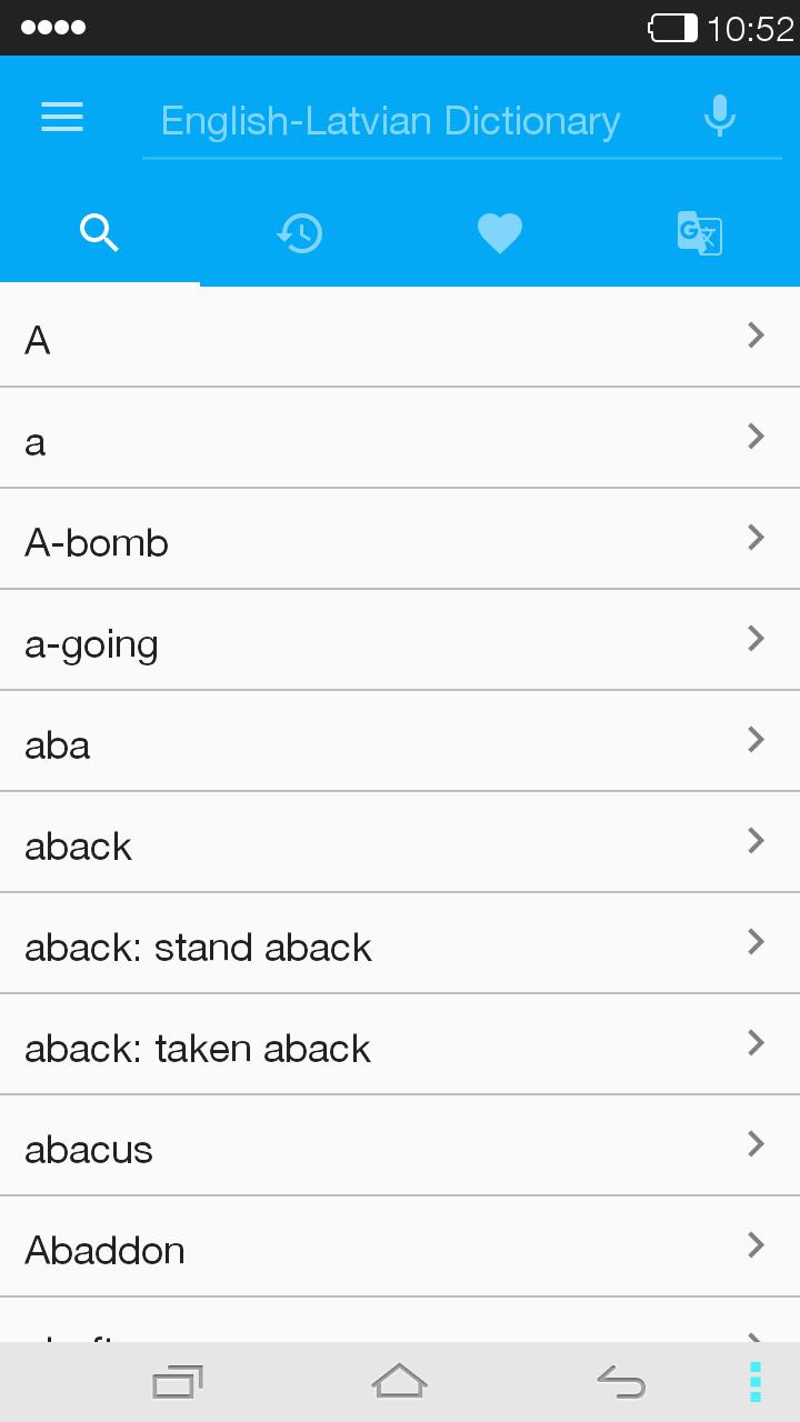 English<->Latvian Dictionary