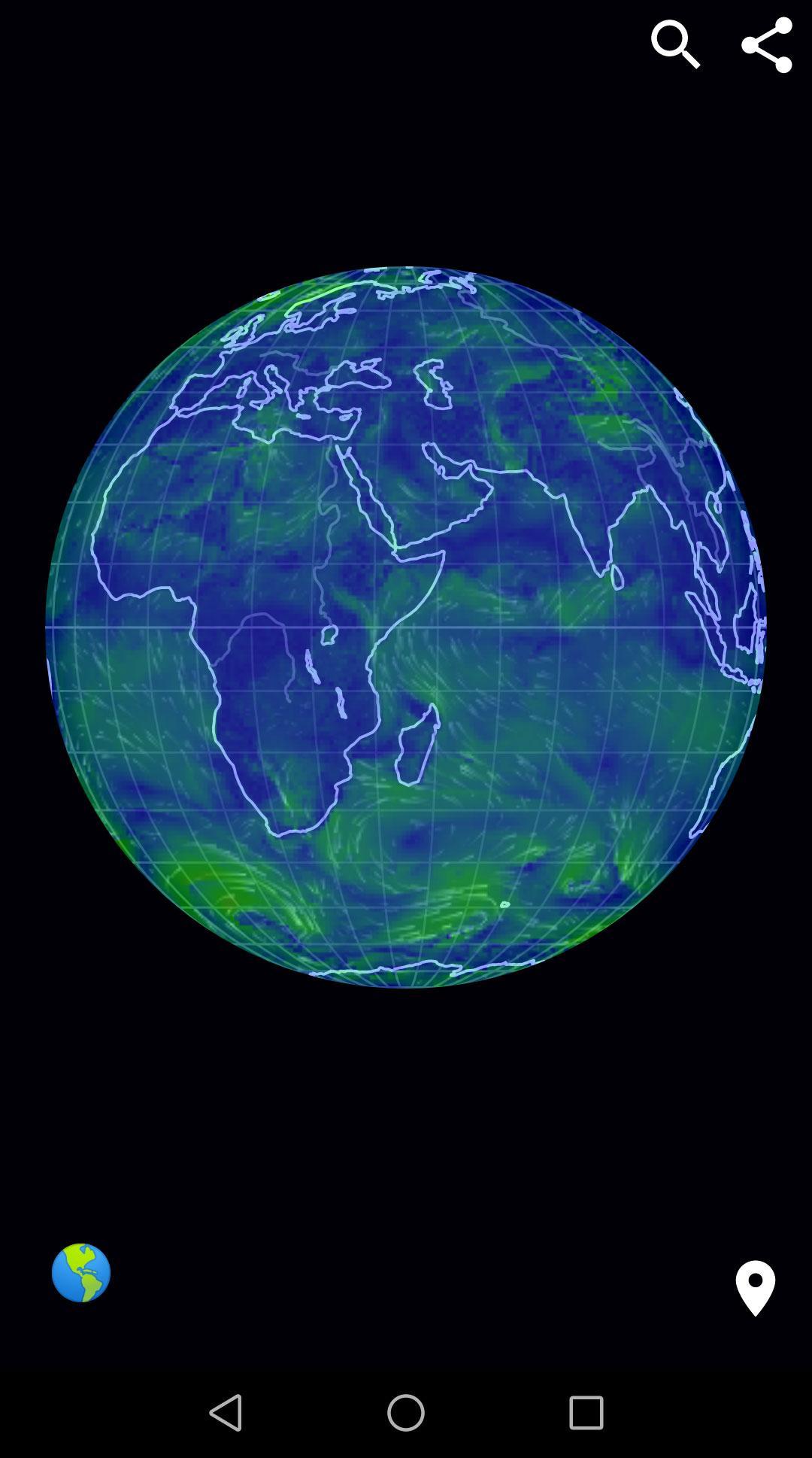 3D Earth Weather | Wind Map