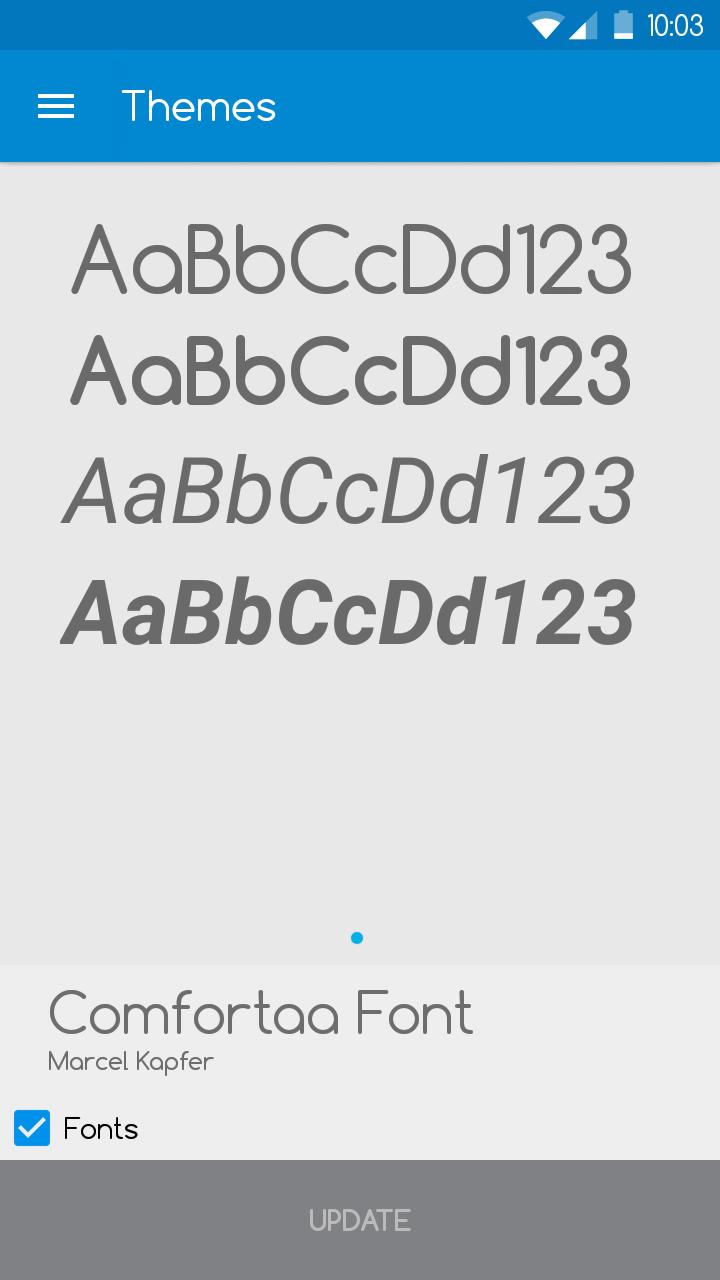 Comfortaa Font [Cyanogenmod]