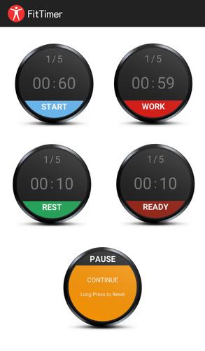 Fit Interval Timer for wear