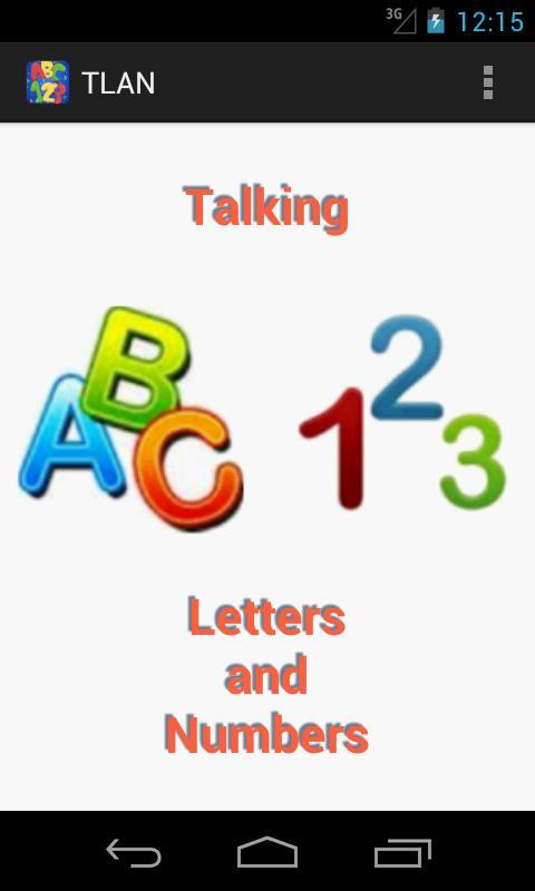 Talking Letters And Numbers
