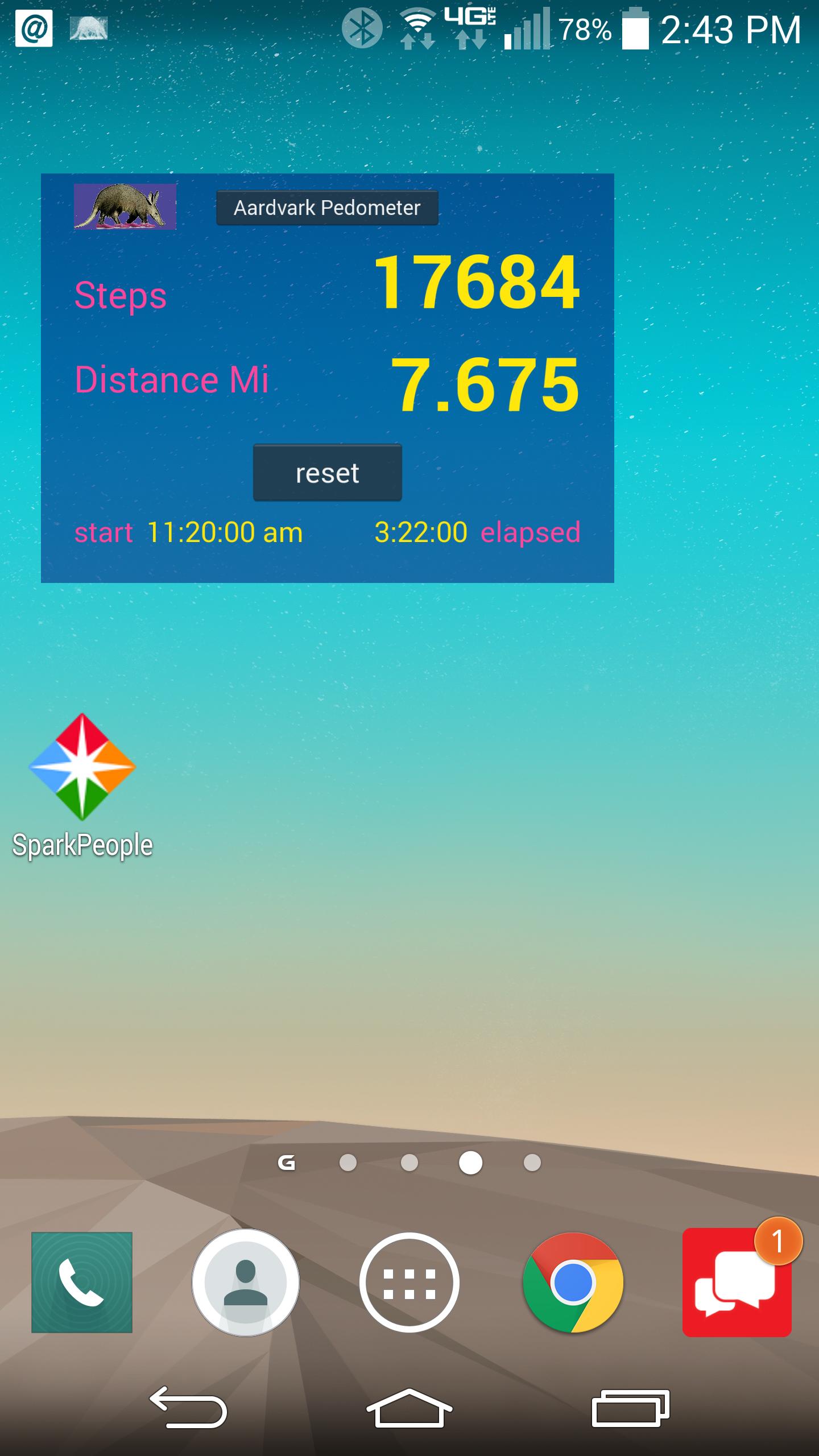 Aardvark Pedometer free