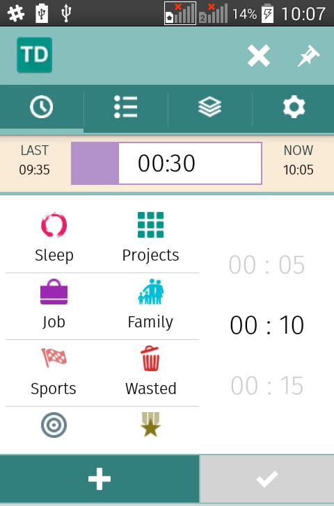 Time management GTD  - TDouble