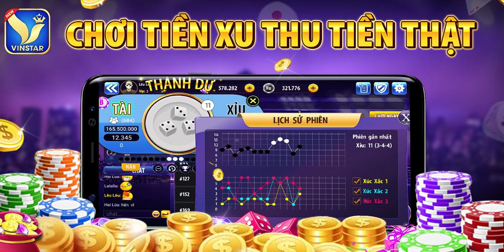 Vinstar - Game bai doi thuong, danh bai doi thuong