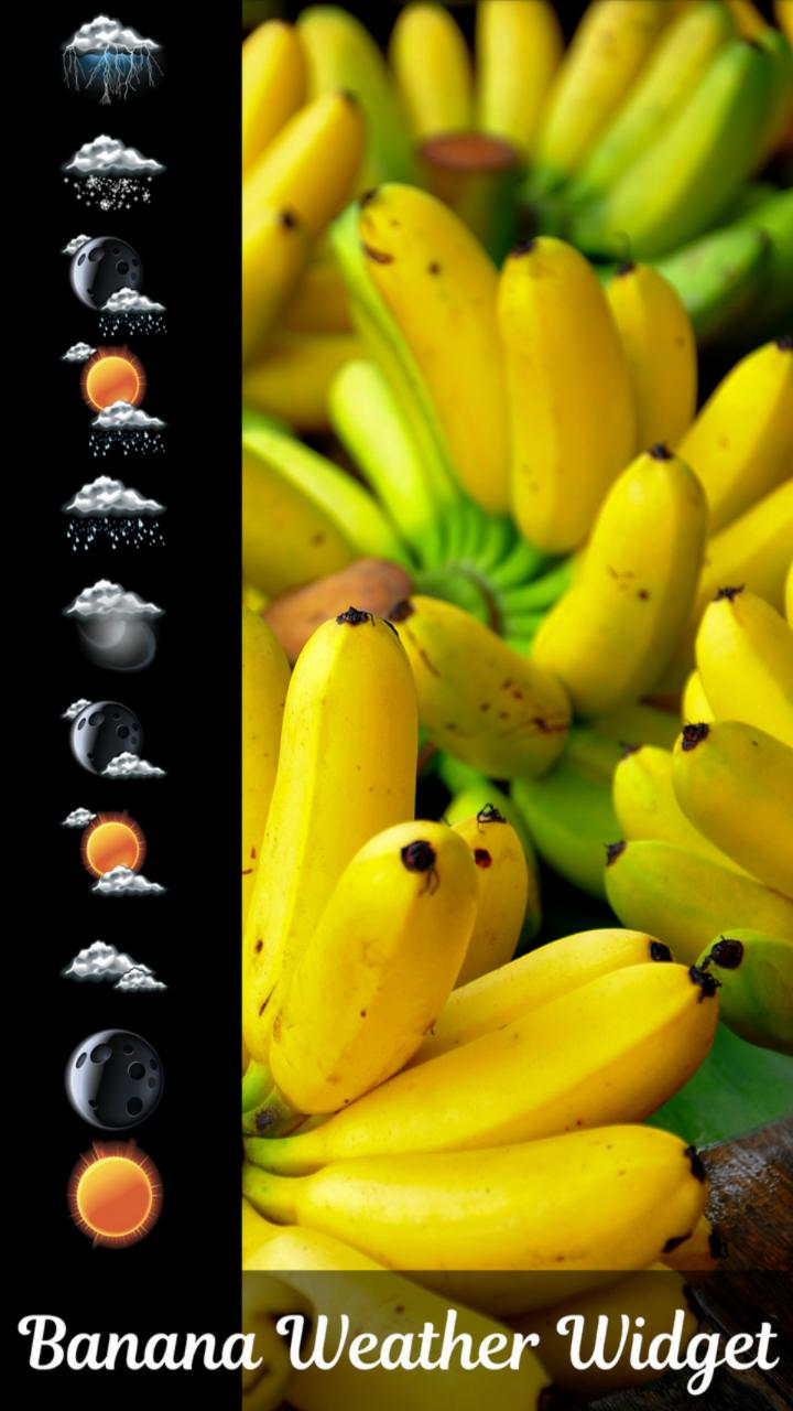 Banana Weather Widget