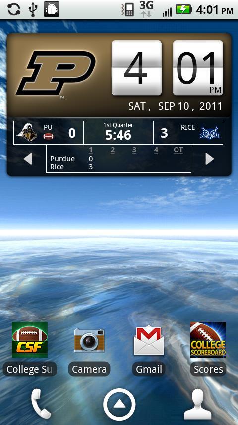 Purdue Boilermakers Live Clock