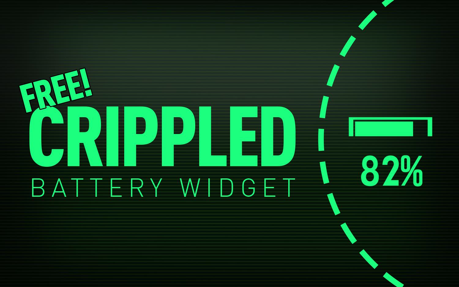 Crippled - Battery Widget