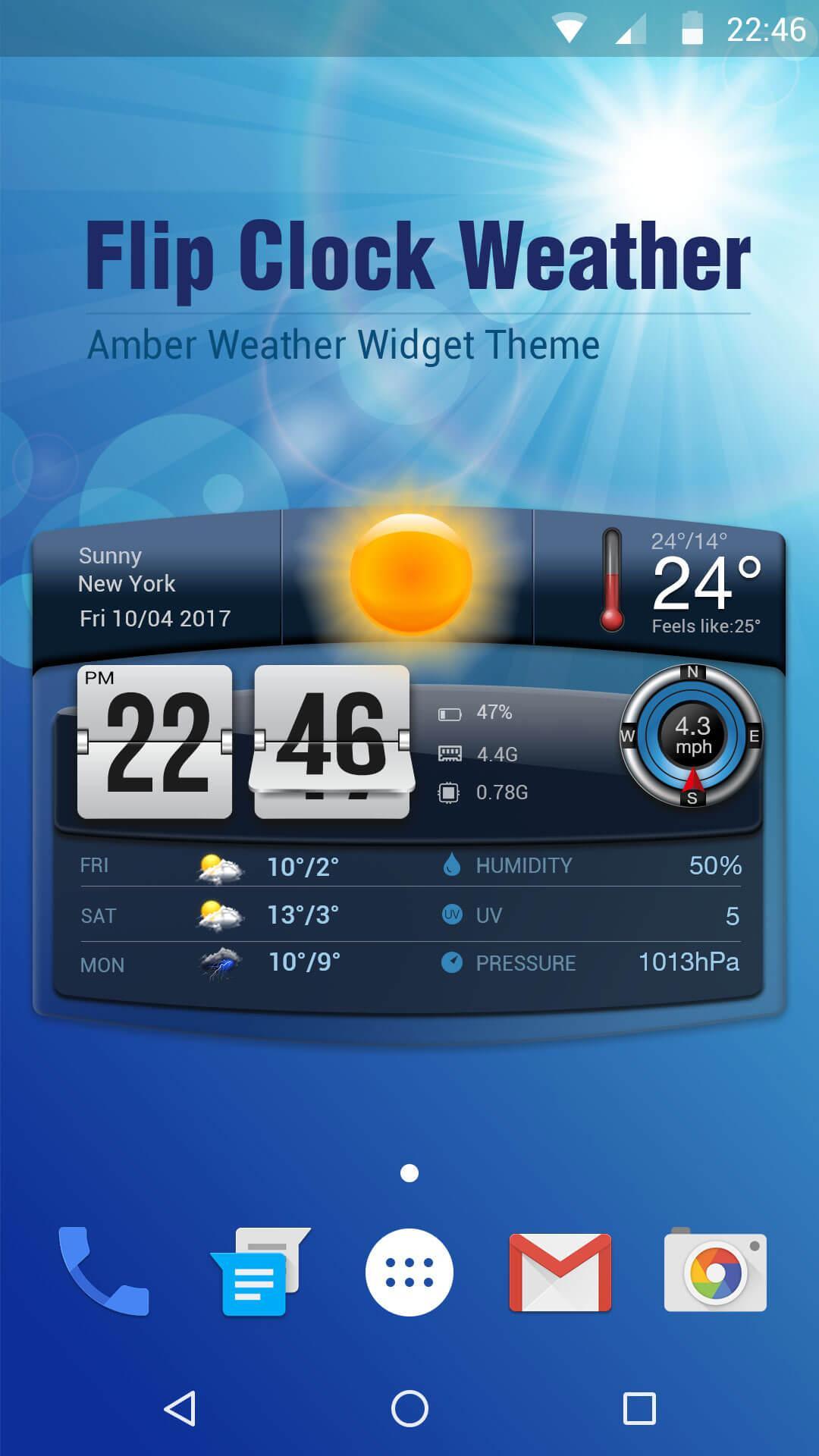 Free weather widget pro