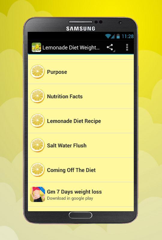 Lemonade Diet weight loss