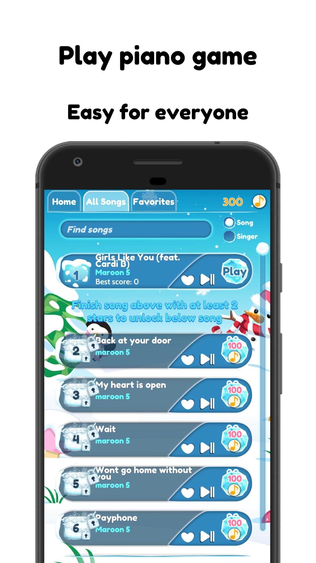 Maroon 5 Christmas Piano Tiles 2