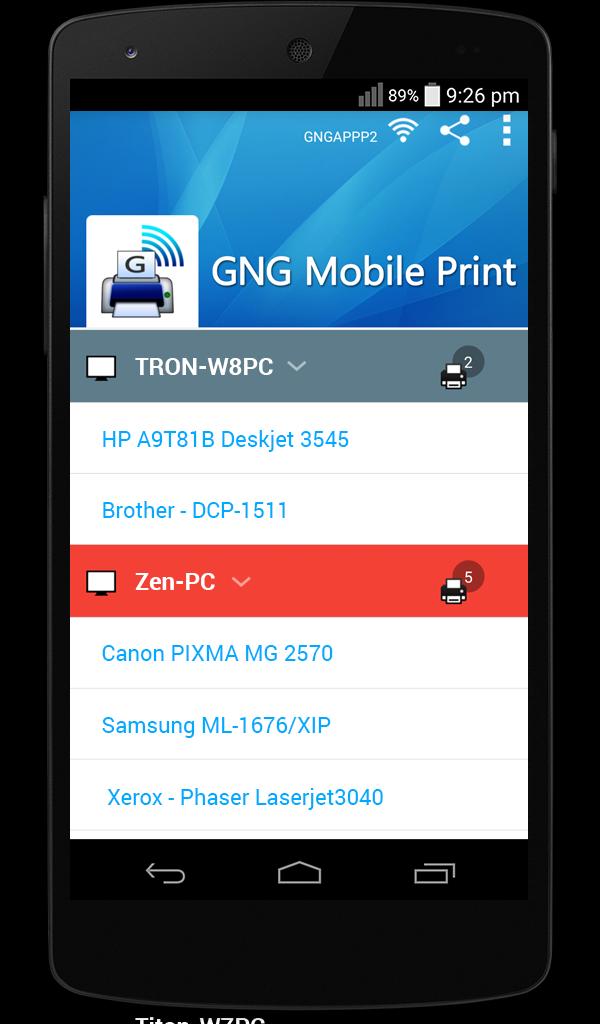 GNG Mobile Print