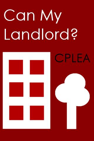 Can My Landlord?