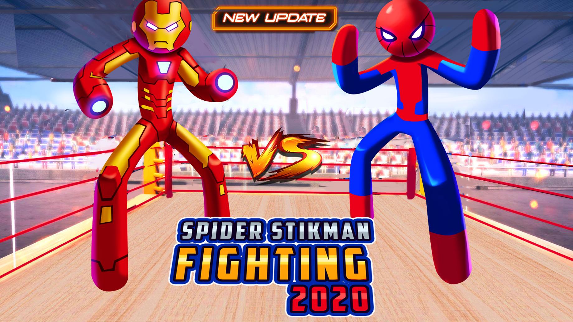 Spider Stickman Fighting 2020