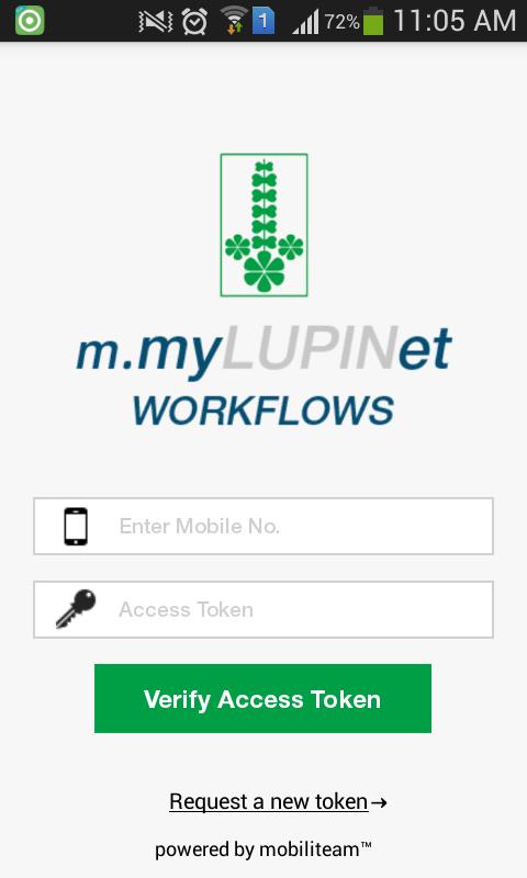 m.myLUPINet WORKFLOWS