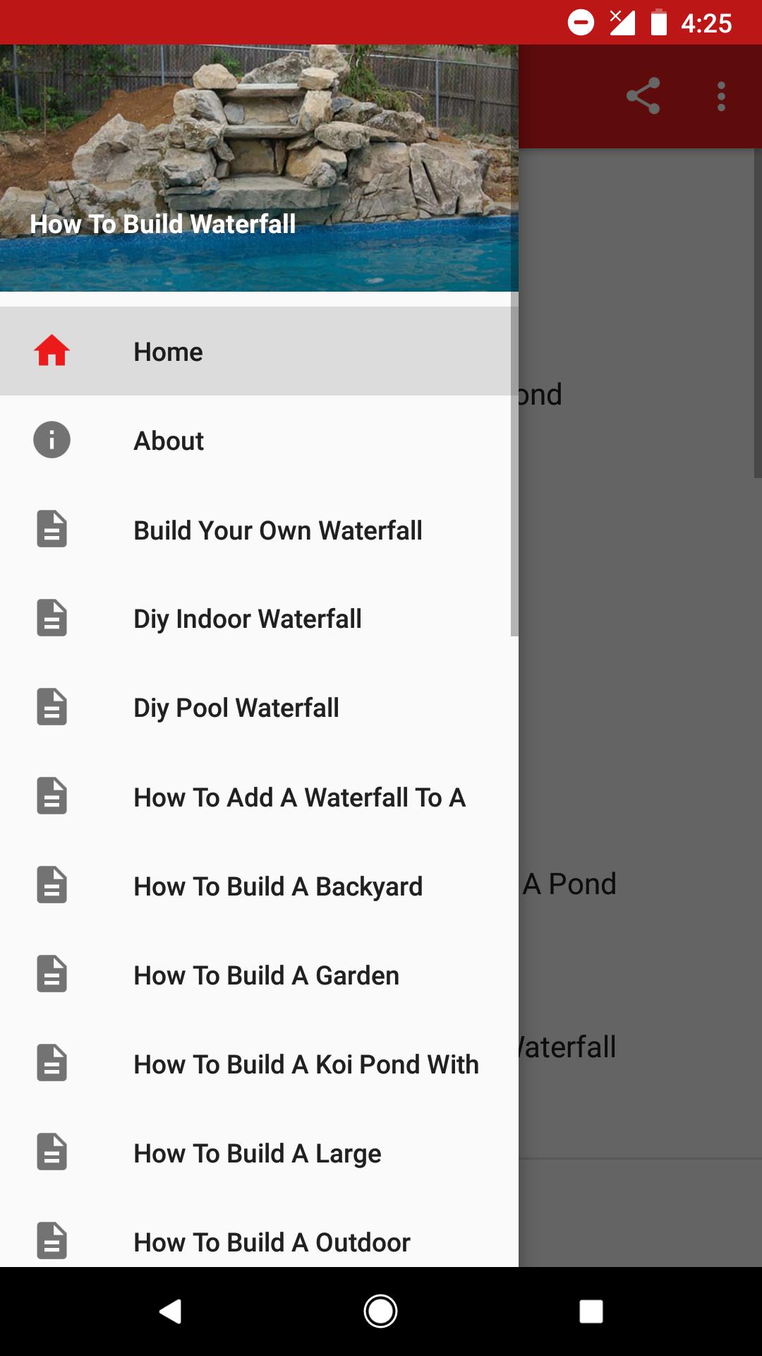 How To Build Waterfall