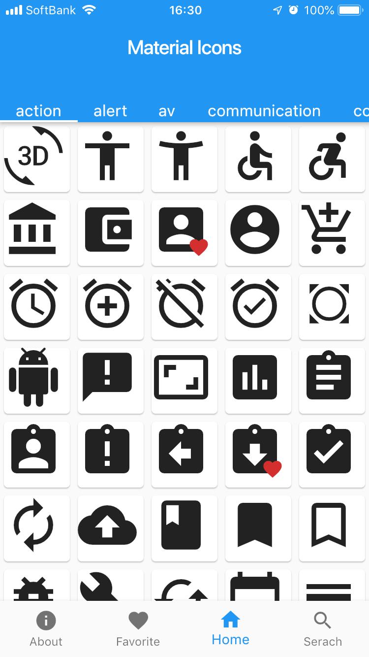 Material Icons Viewer