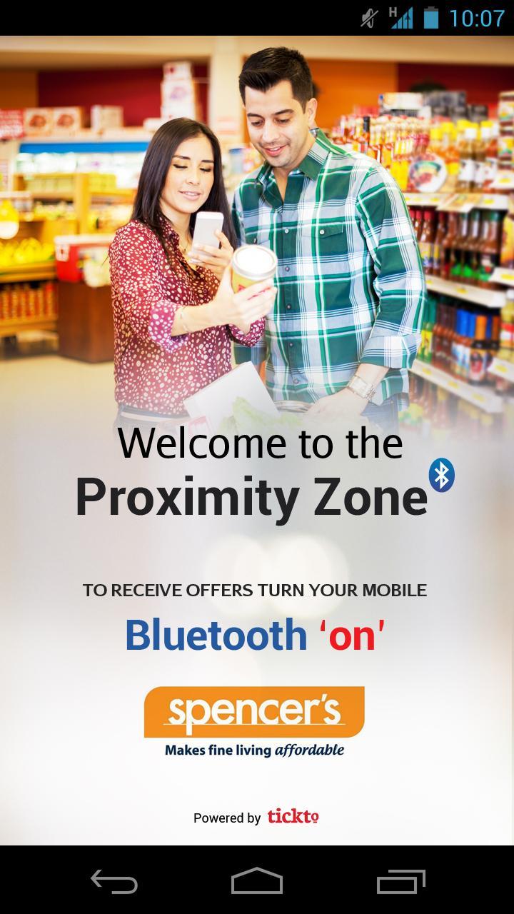 Spencer's Proximity App