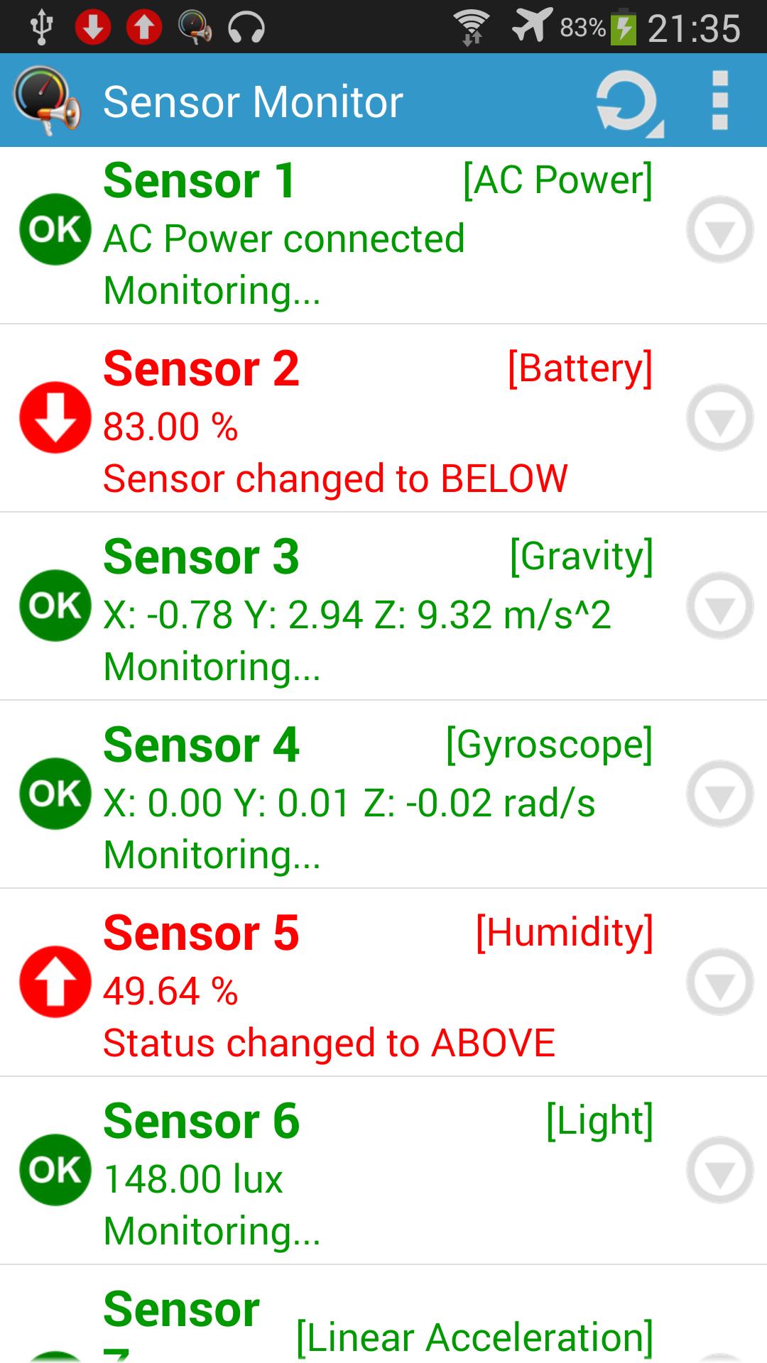 Sensor Monitor