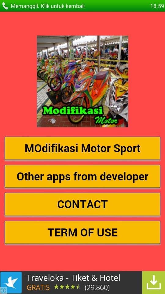Modifikasi Motor Sport