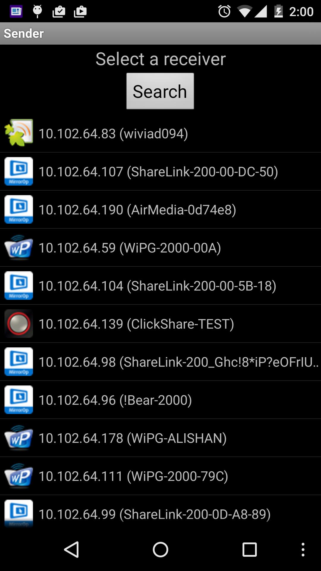 MirrorOp Sender Add-On: LG